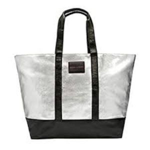Victoria's secret Silver Weekender tote bag NEW